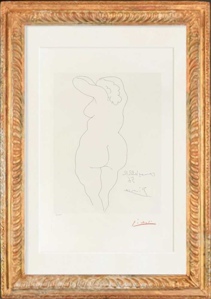 Pointe-Sèche Picasso - Femme nue de dos