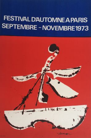 Affiche Arman - Festival d'automne à Paris