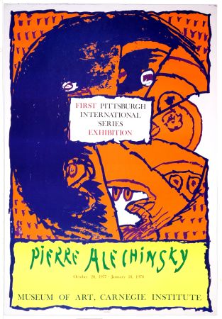 Affiche Alechinsky - First Pittsburg International Series Exhibition, 1977