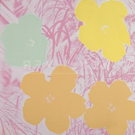 Sérigraphie Warhol - Flowers (FS II.70)