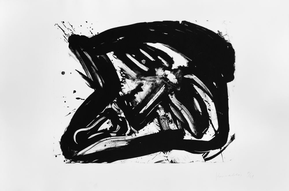 Lithographie Kounellis - Fumo di pietra IX