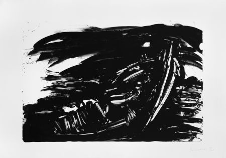 Lithographie Kounellis - Fumo di pietra X