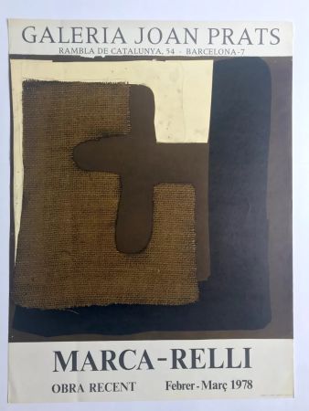 Affiche Marca Relli - Galeria Joan Prats