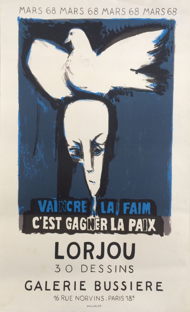 Affiche Lorjou - Galerie Bussière