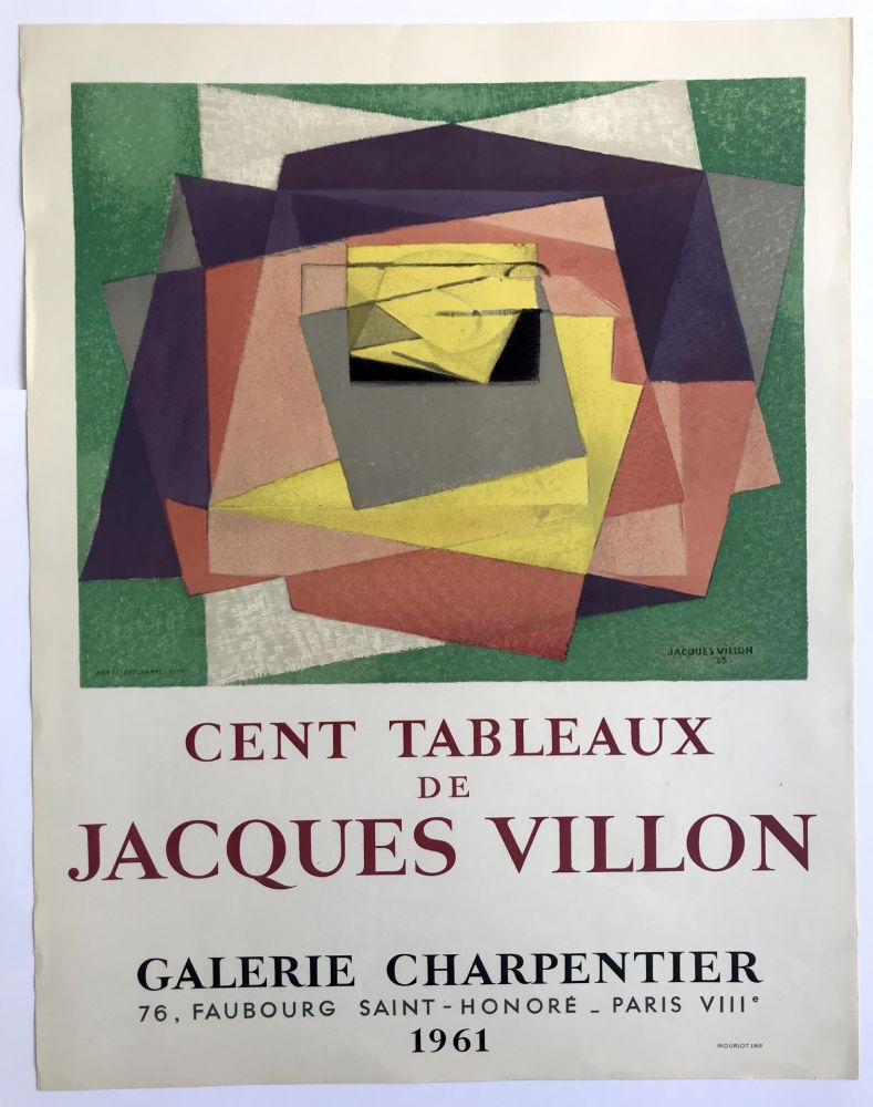 Affiche Villon - Galerie Charpentier