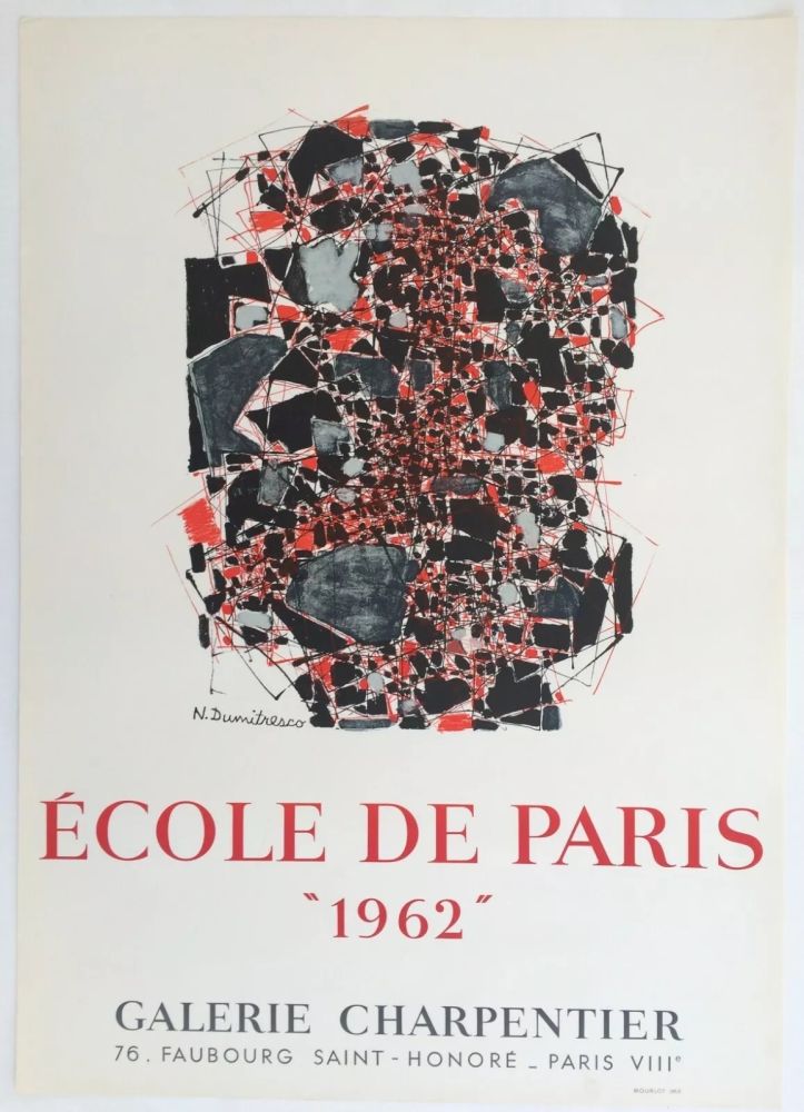 Affiche Dumitresco - Galerie Charpentier