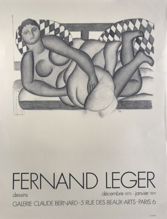 Affiche Leger - Galerie Claude Bernard