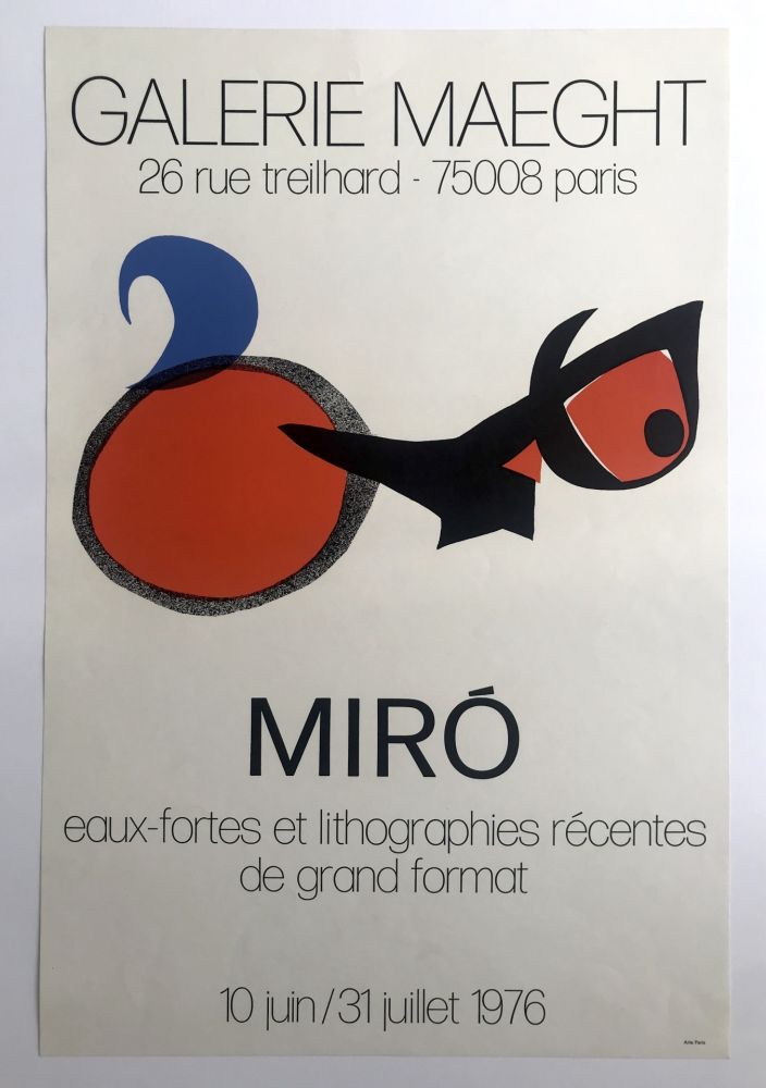 Affiche Miró - Galerie Maeght