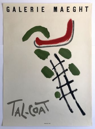 Affiche Tal Coat - Galerie Maeght