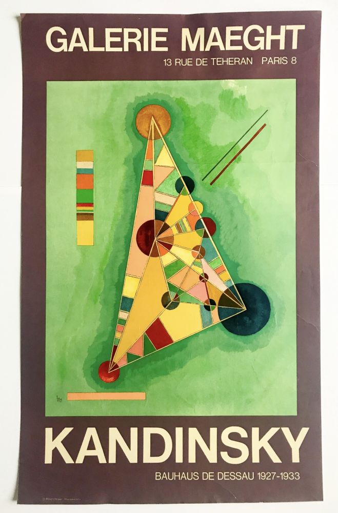 Affiche Kandinsky - Galerie Maeght / Bauhaus de Dessau