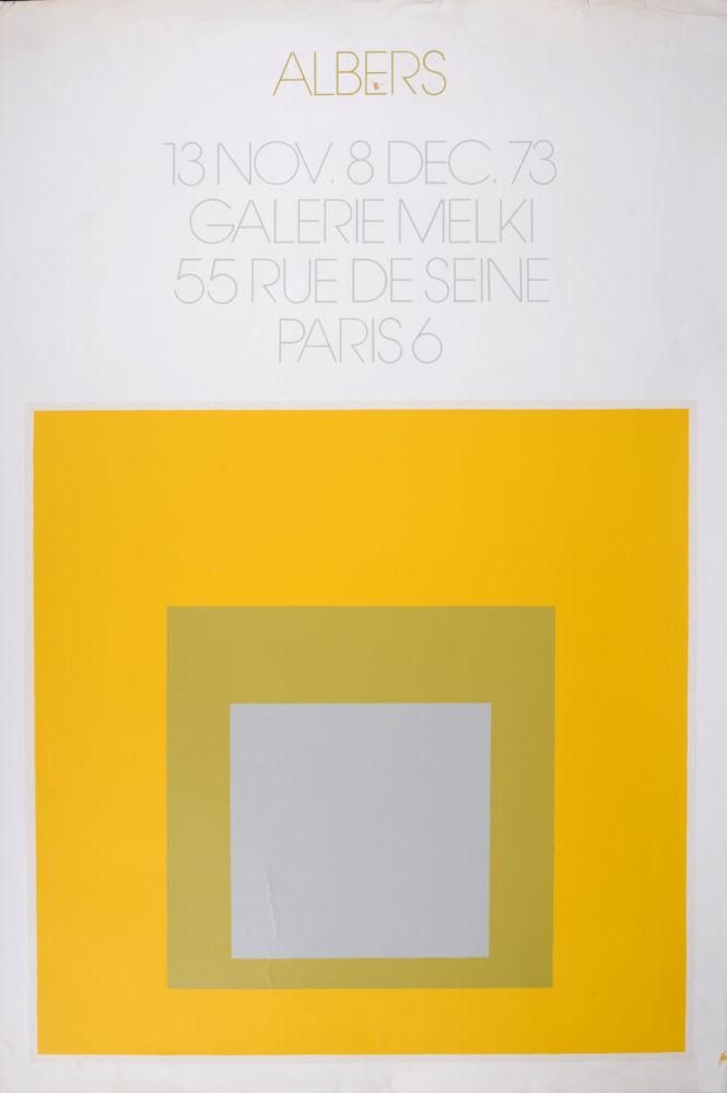 Lithographie Albers - Galerie Melki, 1973