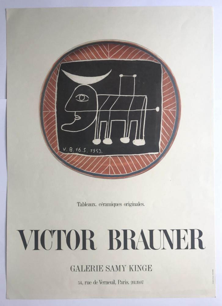 Affiche Brauner - Galerie Samy Kinge