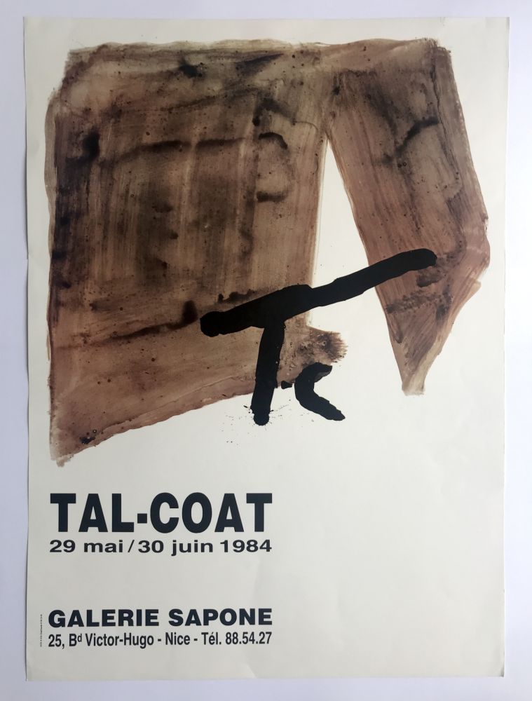 Affiche Tal Coat - Galerie Sapone