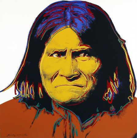 Sérigraphie Warhol - Geronimo (FS II.384)