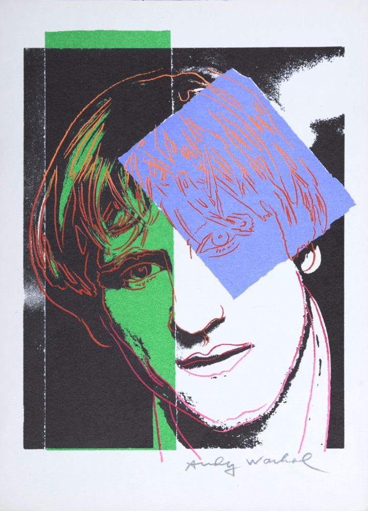 Sérigraphie Warhol - Gérard Depardieu, 1986