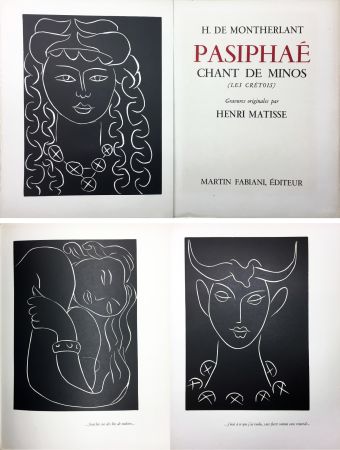 Livre Illustré Matisse - H. de Montherlant: PASIPHAE.  148 gravures originales d'Henri Matisse (1944)