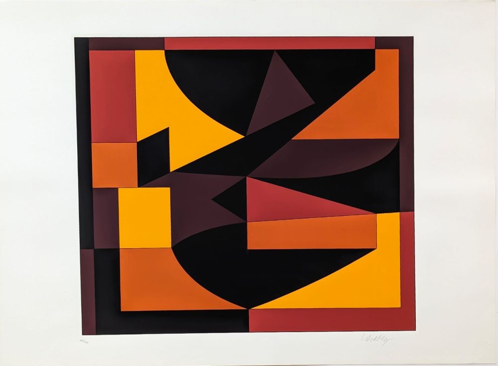 Sérigraphie Vasarely - Harpis 