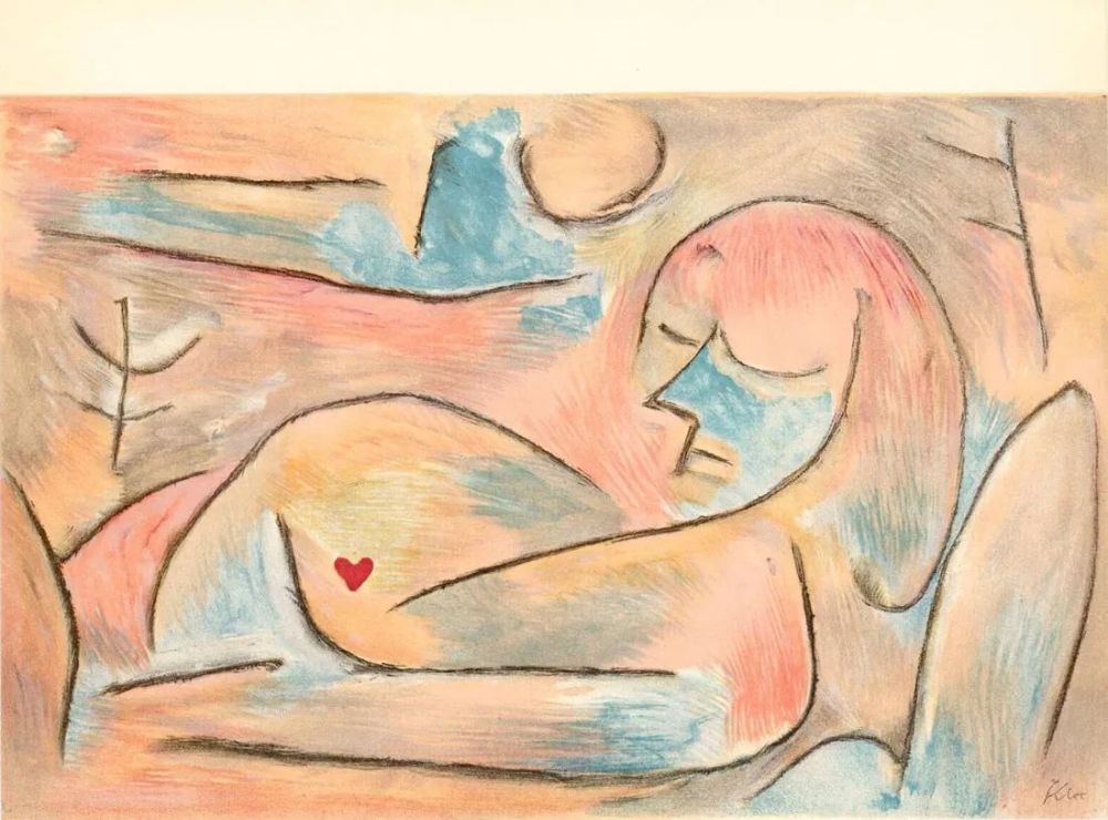 Lithographie Klee - Hiver