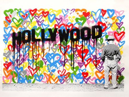 Lithographie Mr. Brainwash - Hollywood