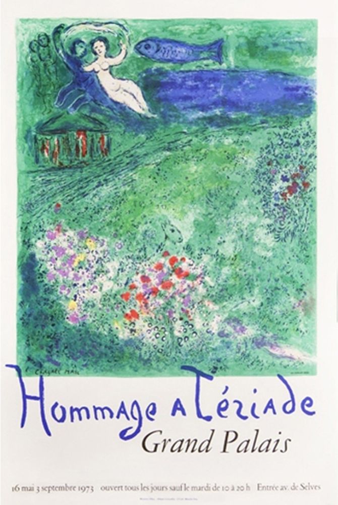 Lithographie Chagall - Hommage à Tériade