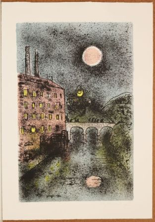 Lithographie Rognoni - Il turno di notte