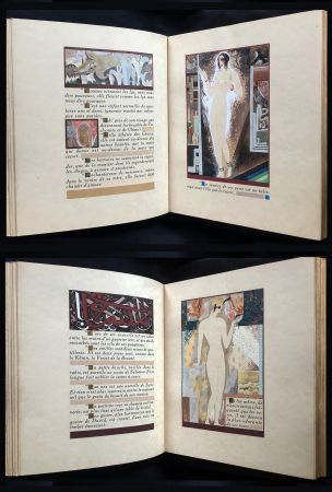 Livre Illustré Schmied - J.-C. Mardrus : HISTOIRE CHARMANTE DE L'ADOLESCENTE SUCRE D'AMOUR (1927).