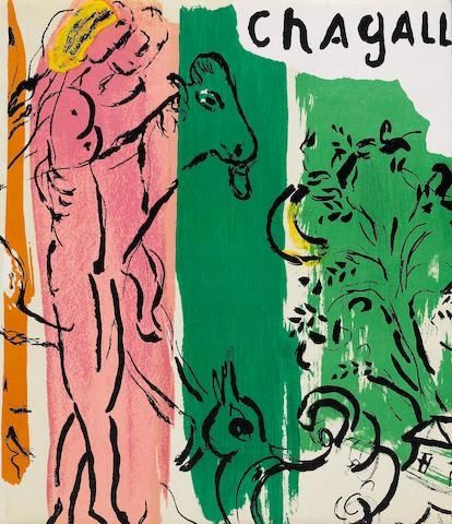 Livre Illustré Chagall - J. Lassaigne. CHAGALL. Avec 13 LITHOGRAPHIES ORIGINALES EN COULEURS (1957)