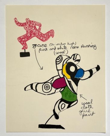 Lithographie De Saint Phalle - Jane. 1966