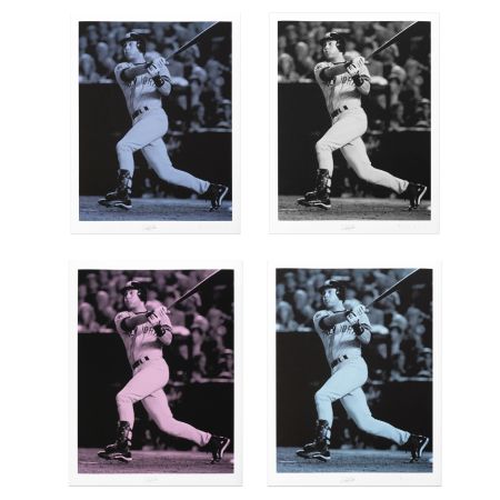 Sérigraphie Young - JETER - THE SWING FAN PRINT SET