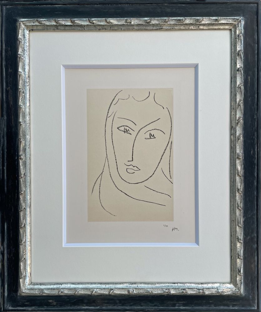 Lithographie Matisse - Jeune Femme au Foulard