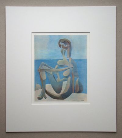 Héliogravure Picasso (After) - Jeune fille au board de la mer