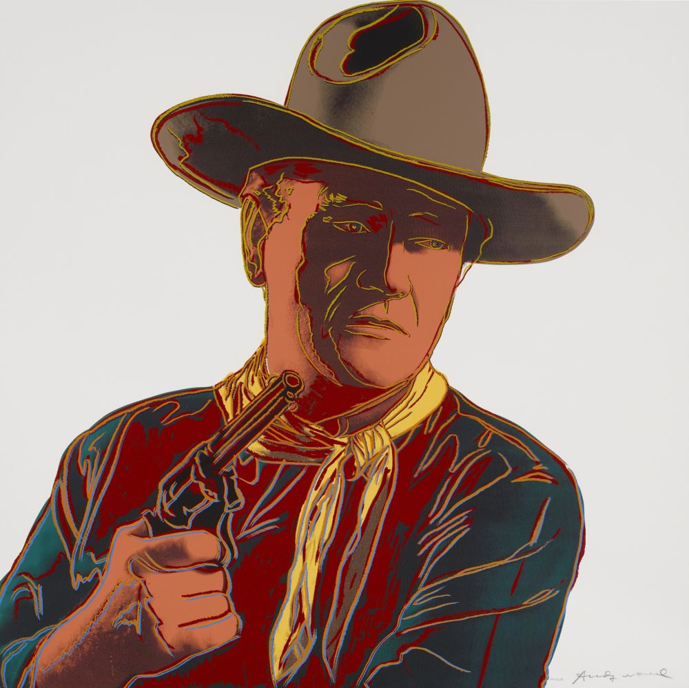 Sérigraphie Warhol - John Wayne