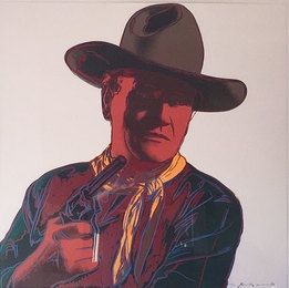 Sérigraphie Warhol -  John Wayne 377 by Andy Warhol 