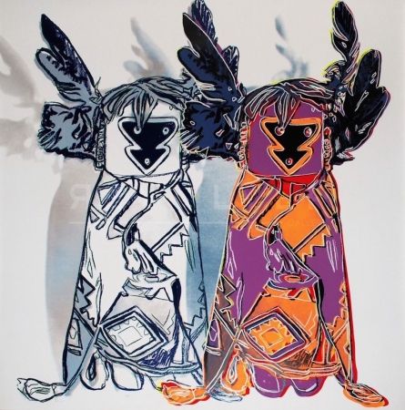 Sérigraphie Warhol - Kachina Dolls 381 by Andy Warhol