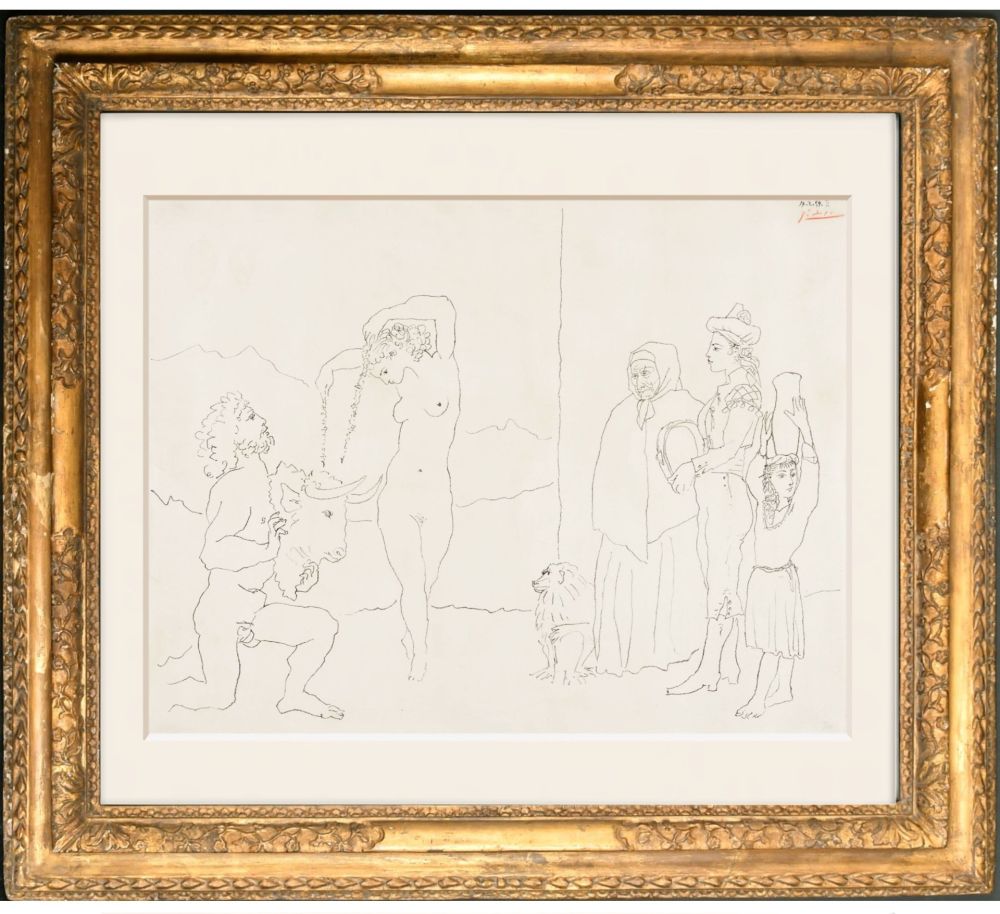 Lithographie Picasso - La danse des banderilles