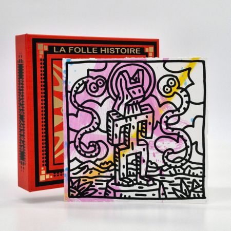 Livre Illustré Speedy Graphito - LA FOLLE HISTOIRE DE L'ART / Coffret + Original + Gravure