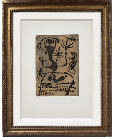 Gravure Miró - La Reine des Ombres