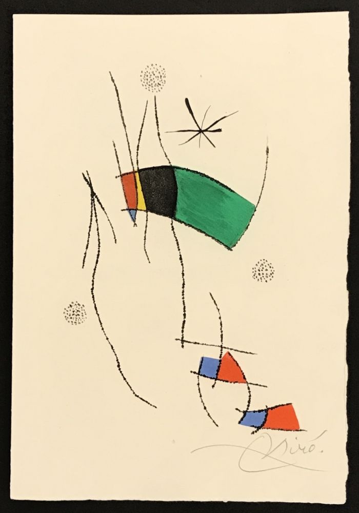 Gravure Miró - La Spirale 2