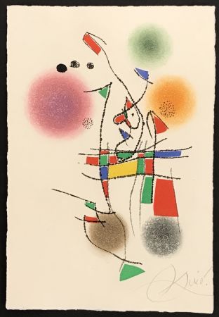 Gravure Miró - La Spirale 3