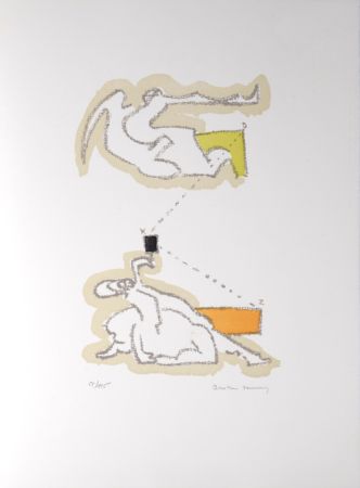 Lithographie Tanning - Le geste, 1978 - Hand-signed