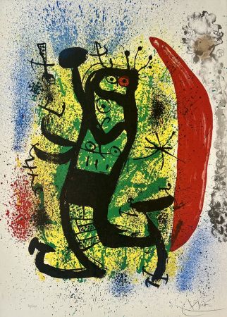 Lithographie Miró - Le Homard 