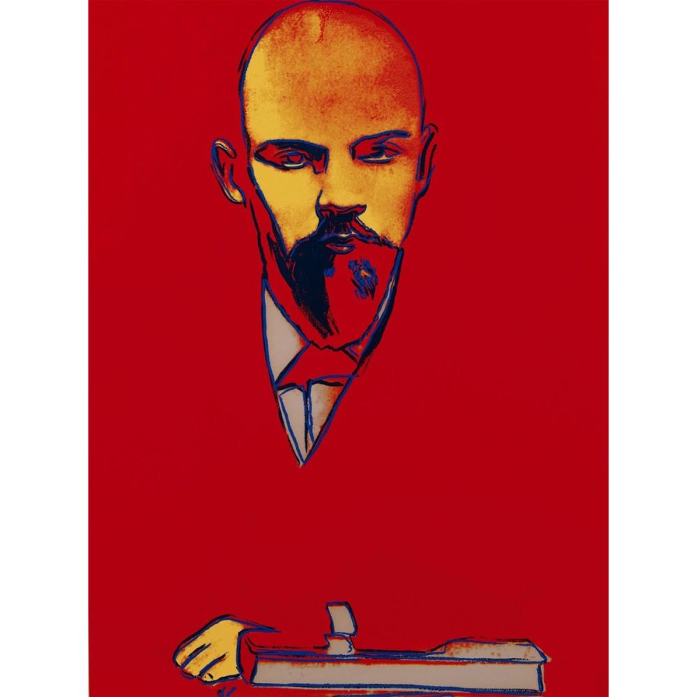 Sérigraphie Warhol - Lenin (Red) (FS II.403)