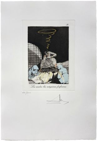 Gravure Dali - Les Caprices de Goya de Dalí