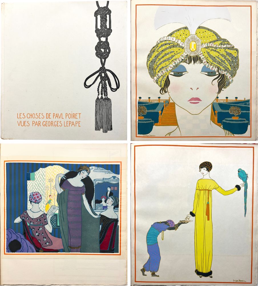 Livre Illustré Lepape - LES CHOSES DE PAUL POIRET VUES PAR GEORGES LEPAPE (1911)