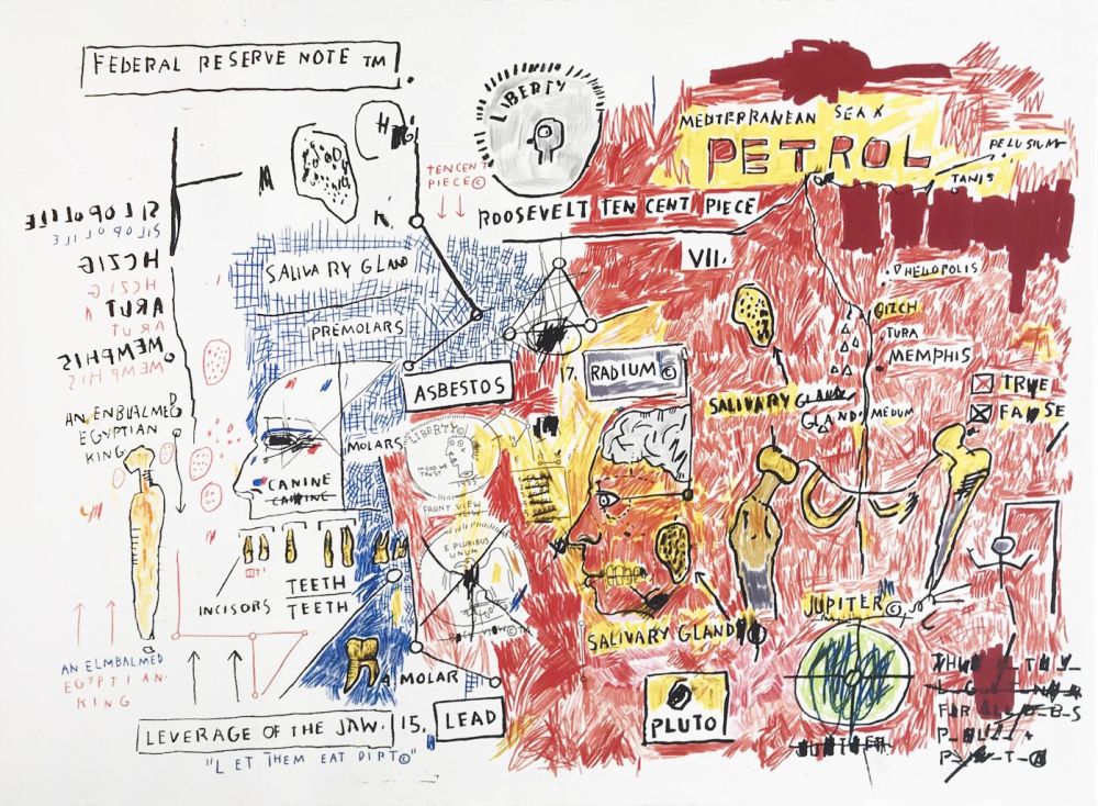 Sérigraphie Basquiat - Liberty