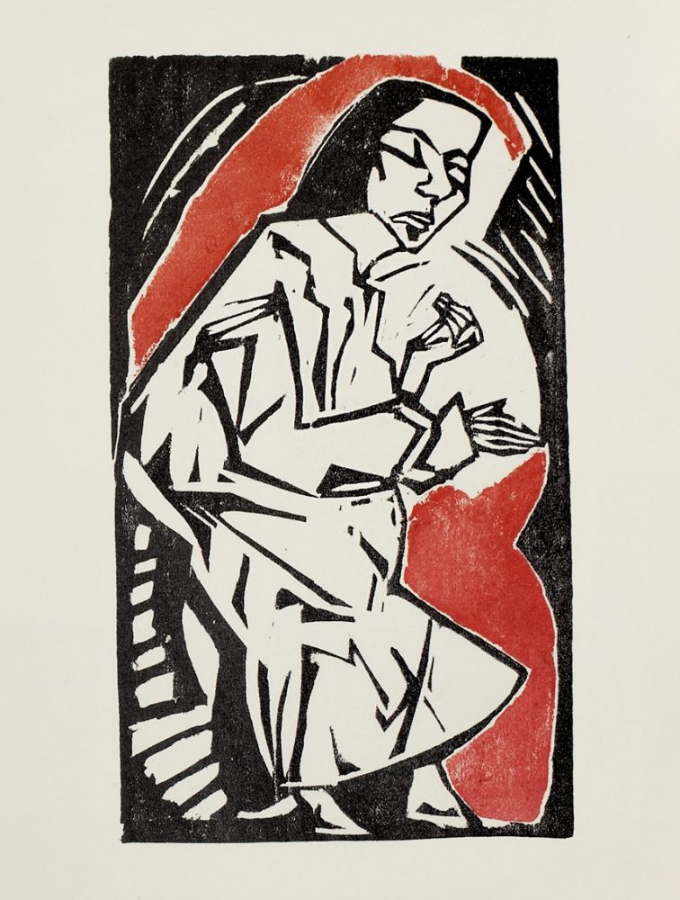 Livre Illustré Heckel - Liegende (Reclining Woman)