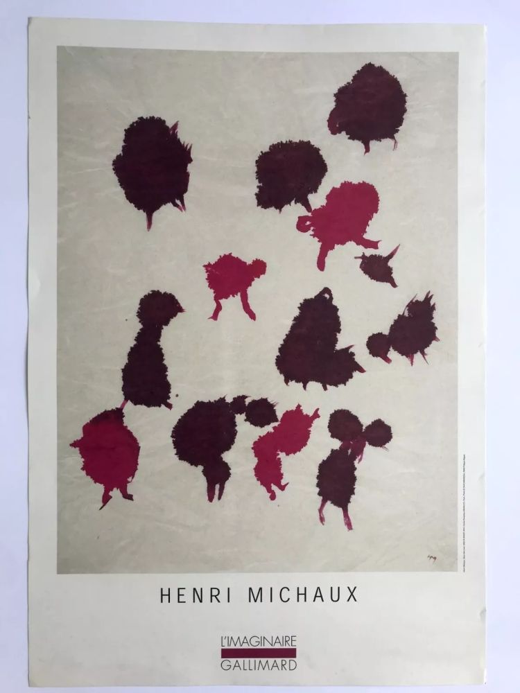 Affiche Michaux - L'Imaginaire / Gallimard