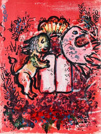 Lithographie Chagall - Lion Judah