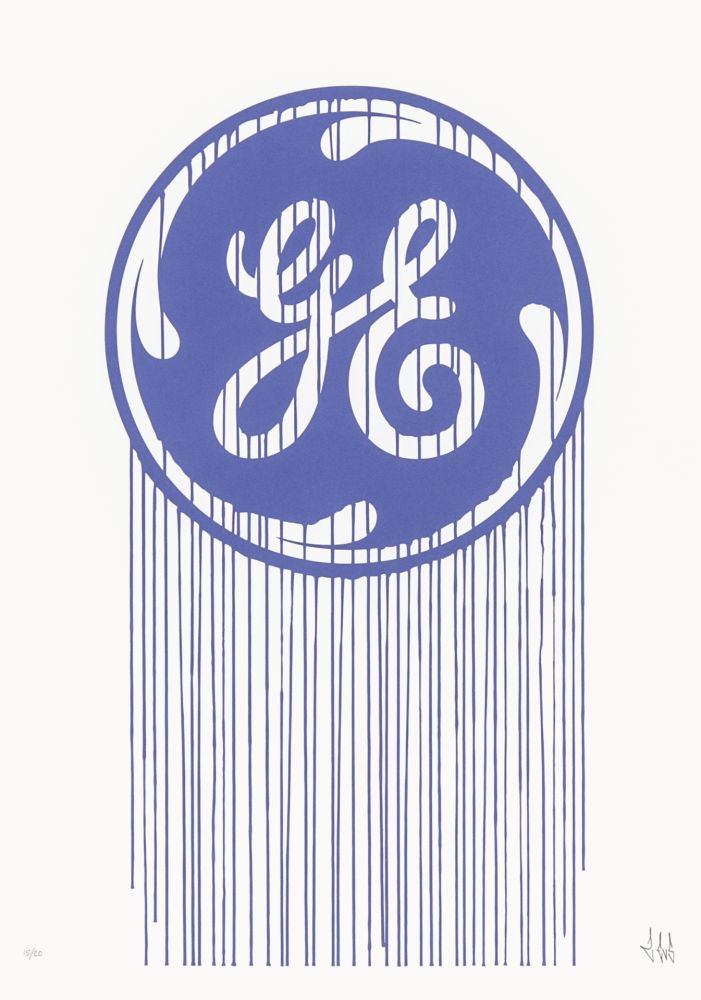 Sérigraphie Zevs - Liquidated General Electric