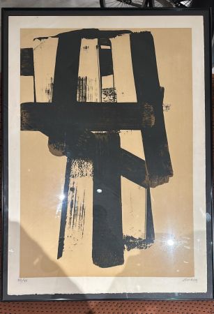 Lithographie Soulages - Lithographie N°31